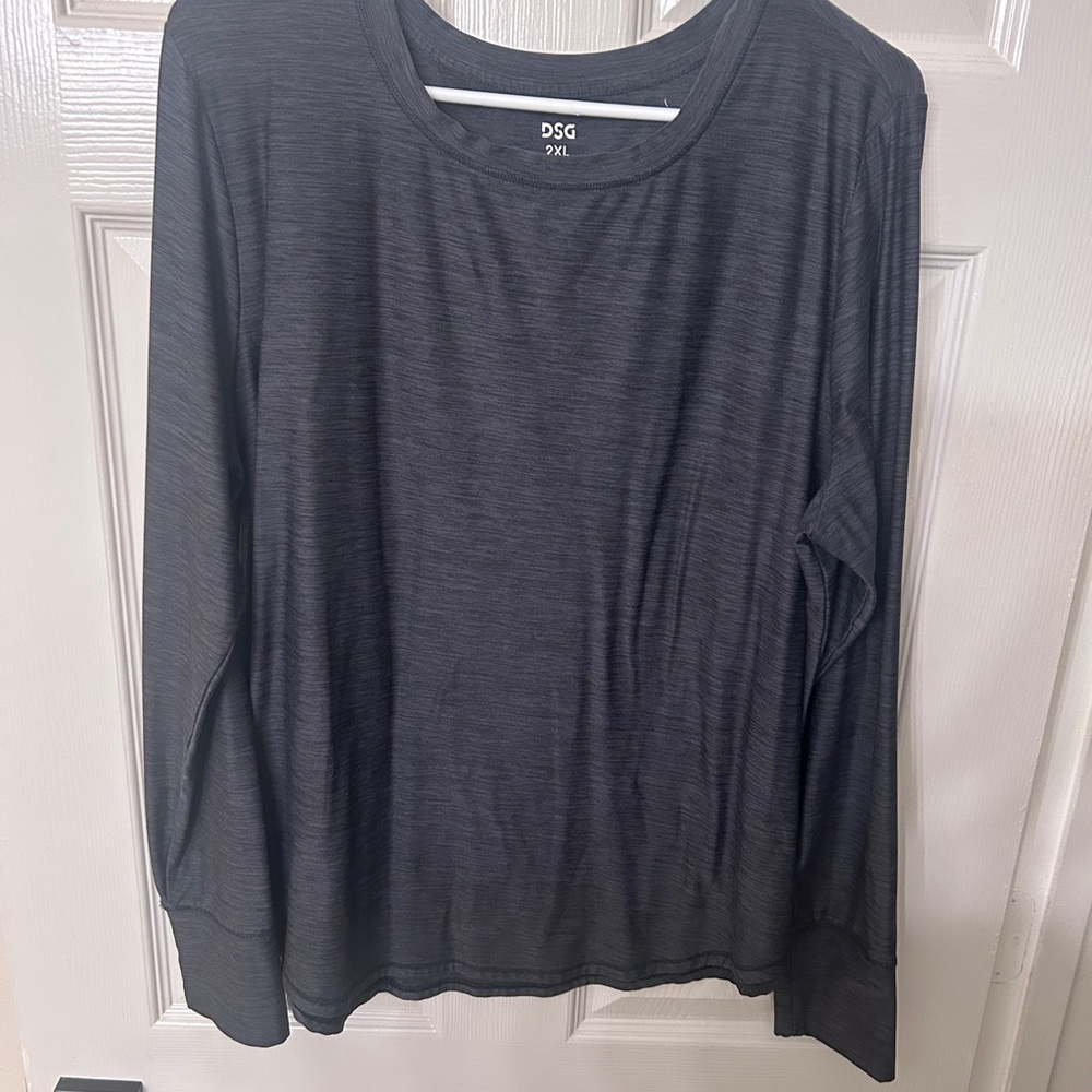 DSG Women's Charcoal Long Sleeve Tee
